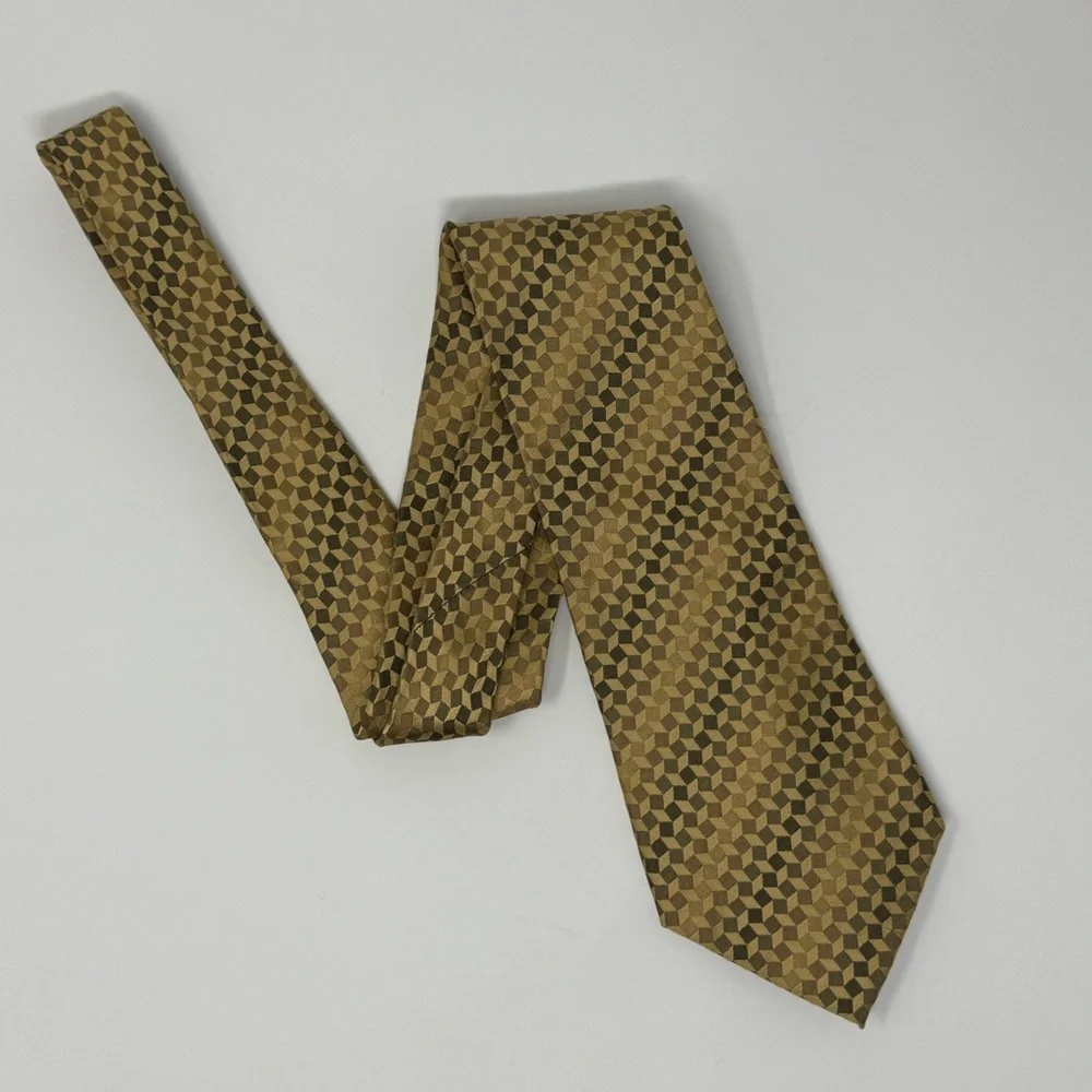 Dockers Silk Men's Necktie, tie, Teflon stain guard, geometric, formal, business